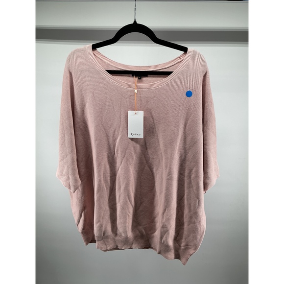 Quince Sweaters - Lightweight Cotton Cashmere Link-Stitch Dolman Sweater